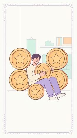 펜타클 4 타로 카드