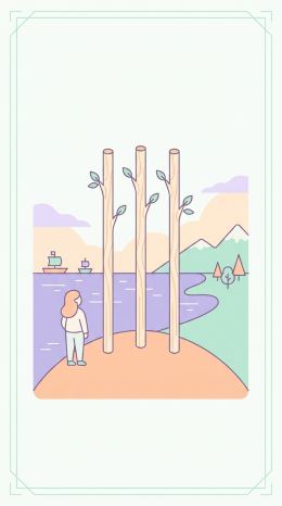 완드 3 타로 카드